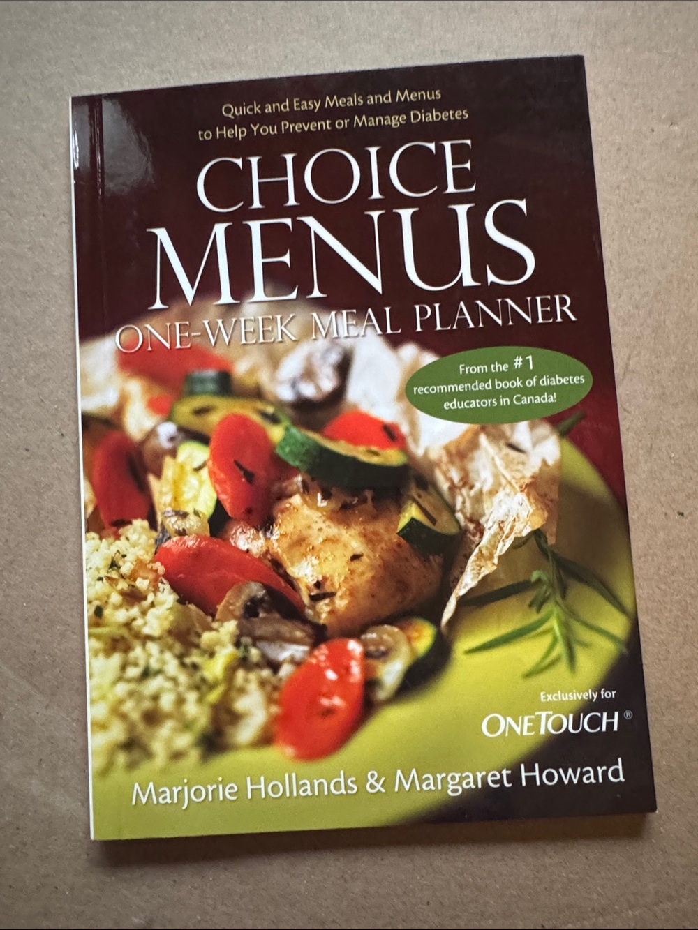 5/$15 Choice Menus One-Week Meal Planner - Green Cover